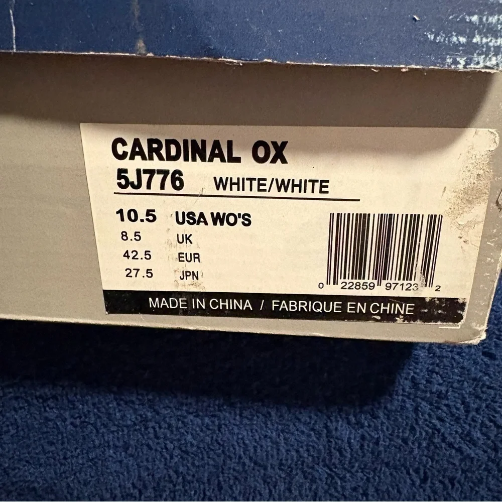 Vintage Y2K 90’s Converse White Leather Cardinal Ox 5J776 Women’s 10.5 Sneakers